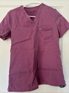 Mediclo XS one pocket scrub top lavender
